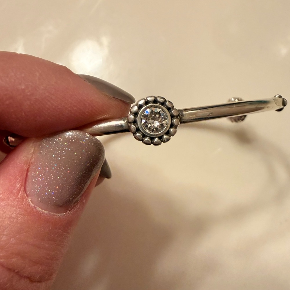 Brighton Silver Bracelet with Crystal Detail